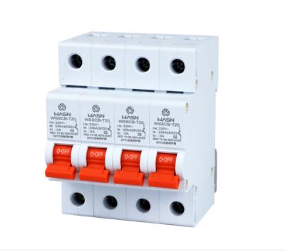 China < reasonable price WSSCB-T20 4P 20KA 1P 2P 3P 4P SPD AC surge protector backup device =15kA (10/350us) for sale