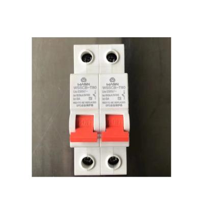 China Factory Price WSSCB-T60 60KA 1P 2P 3P 4P Voltage Surge Protector Backup Breaker WSSCB-T60 for sale