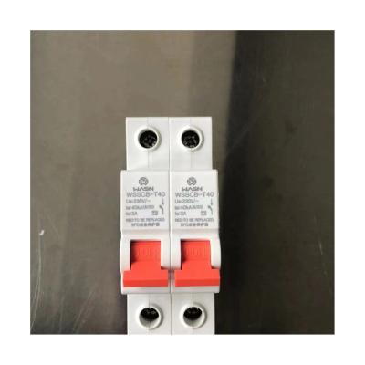 China Manufacturer Supply WSSCB-T40 2P 40KA 1P 2P 3P 4P Breaker Panel Surge Protector WSSCB-T40 for sale