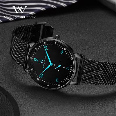 China Custom Brand Man Quartz Luxury Watch Auto Date Fashion Super Luminous Mens Watches for sale