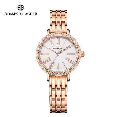 China Automatic Date Luxury Custom Logo Waterproof Women Girls Hand Watch 2022 for sale