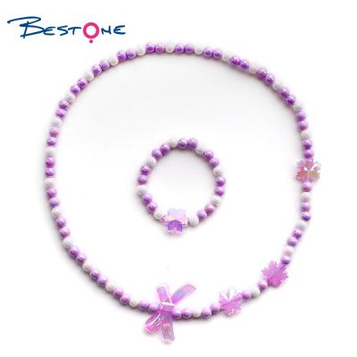 China TRENDY Bestone Customized Candy Acrylic Beads Cute Charm Fashion Bracelet Necklace DIY Kids Necklace Jewelry for sale