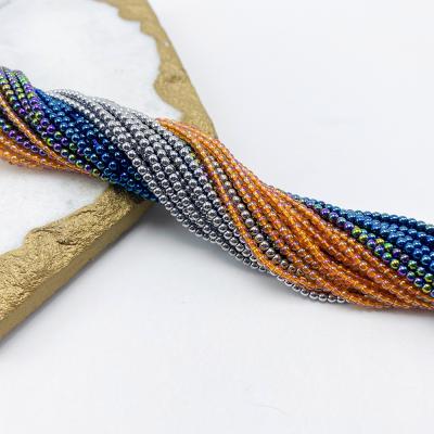 China DIY Crystal Glass Loose Beads For Jewelry Making 14 Inches for sale