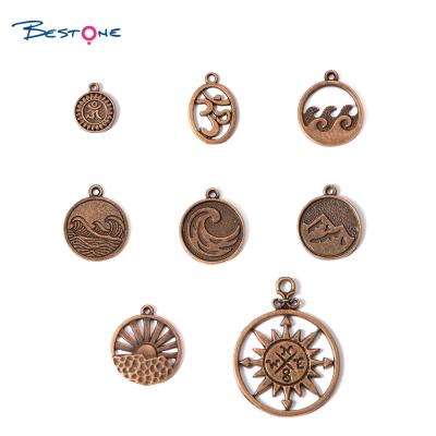 China E-Co friendly wholesale antique silver charm religion pendant charm for jewelry making for sale