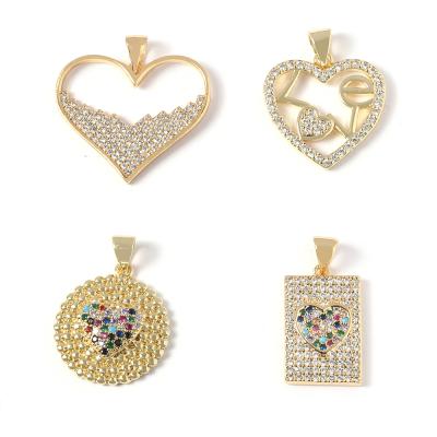 China Real Gold Plated Charm E-Co Pendant Friendly For DIY Necklace for sale