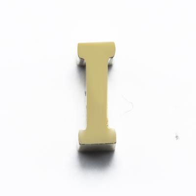 China E-Co Friendly 2021 DIY Wholesale High Quality Real Gold Plated Stainless Steel A-Z 26 Initial Letter Charms For Jewelry Making for sale