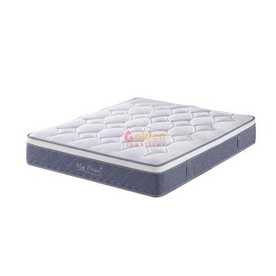 China Cooling Individually Wrapped Coils Innerspring Hybrid Mattress Compress Pocket Spring Germanium Mattress for sale