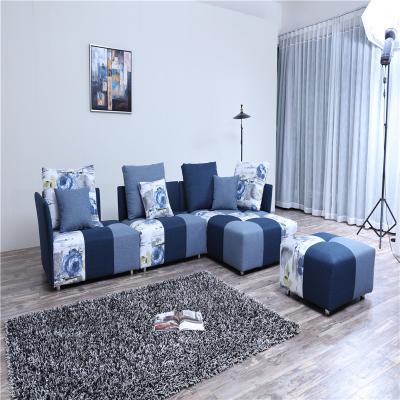 China (Other) Modern Luxury Fabric Adjustable Sofa Couch Sets For Living Room Furniture for sale