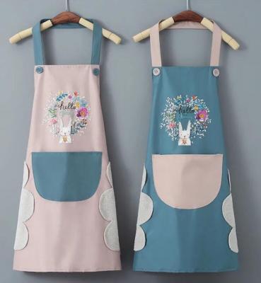 China Drink/Food Wholesale Cheap Waterproof Oil Resistance Household Kitchen Apron with pocket and handle dryer for adults unisex lady men for sale