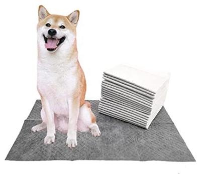 China Sustainable Indoor Charcoal Pet Training Pad Super Absorbent Unscented Puppy kitty Mats Pet Training Dog Pee Pads for sale