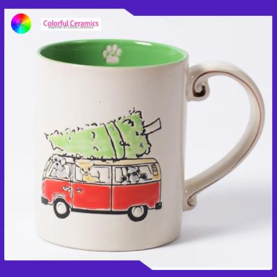 China Christmas sales coffee mugs personalized ceramic 500ml mugs Can be customized for sale