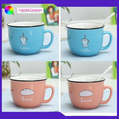 China Tea Cups Printed Promotional Gifts Mugs Microwave Safe Low Water Absorption for sale