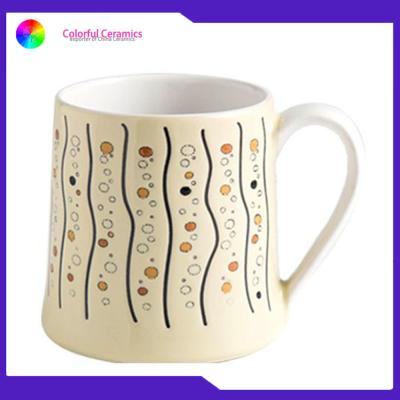 China Lead Free Handmade Stoneware Coffee Mugs , Ceramic Stoneware Mugs Eco - Friendly for sale