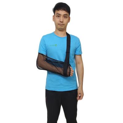 China Breathable Orthopedic Pouch Mesh Forearm Arm Sling Brace Shoulder Rehabilitation Rotator Cuff Futuro for sale