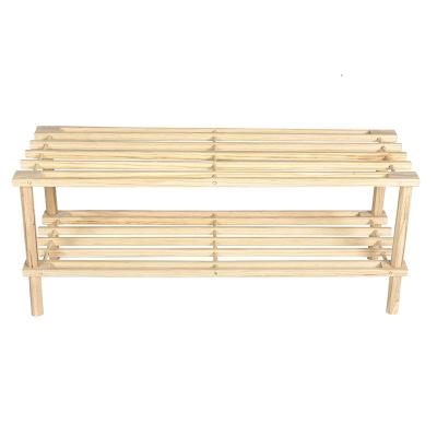 China (Others) Adjustable Easy Install Stackable Wooden Shoe Rack Shoe Rack For Entryway for sale