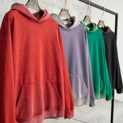 China Custom 100% Cotton Plain Anti Shrink Oversized Logo Pullover Factory Custom Hoodie Set Manufacturer Blank Solid Color Hoodies for sale