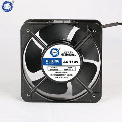 China Hotels GX15050HBL 110V-120V 150 x 150 x 50mm Aluminum Plastic Blades High Speed ​​AC Axial Frame Radiator Cooling Fan for sale