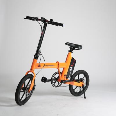 China New Design iVelo 500W 16inch Multifunctional Mini Foldable PortableElectric LithiumBicycle for Sale for sale