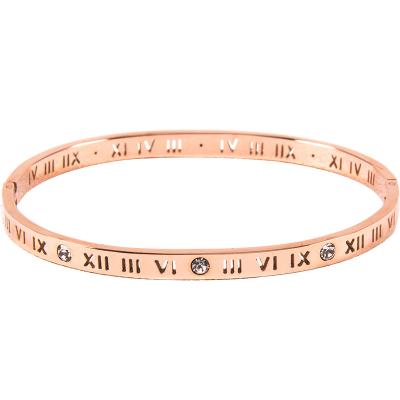 China Fashion Korean simple women's digital bracelet Personality casual/sports Roman bracelet with European accessories and American bracelets for sale