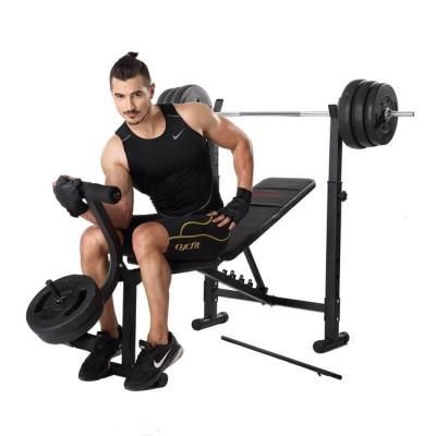 China Bodybuilding Home Gym Equipment Weightlifting Adjustable Press Bench with Weights for sale