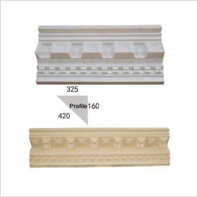 China Cheapest high precision plastic decoration concrete roof mold gutter molds sale for sale