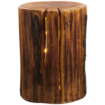 China Modern Bar Stump Veins Simulation Garden Led Landscape Light for sale