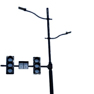 China Others 3m Synthetic Traffic Light Poles Integrated Street Light Pole Arms For Lighting for sale