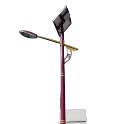 China Other Rushed Red Light Solar Street Light System Decorative Post Minority Feature Pole for sale