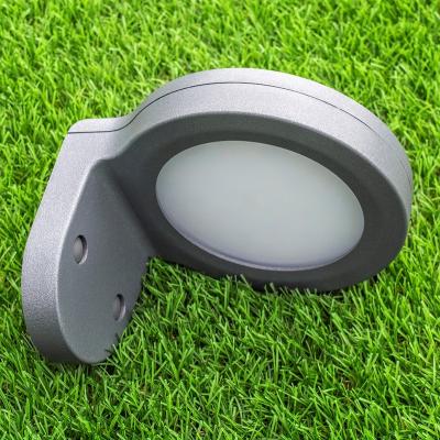 China 200LM Theme Park Villa Used Outdoor Aluminum Mini Solar Powered Led Wall Light for sale