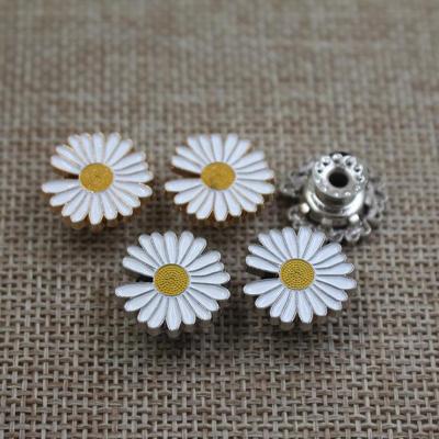 China Small Daisy GD Metal Rivet Eco FriendlyNickel Free Jeans Button 17mm for sale