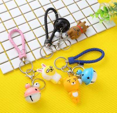 China Simple maker keychain wholesale keychain add chime jingle cartoon characters for sale