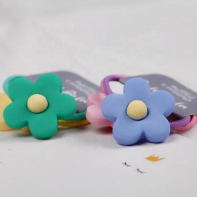 China Lovely Fun Flower Hair Rope Children's Hair Circle Children's Hair Accessories Headbands Skin Tendon Circle Children's Hair Accessories for sale