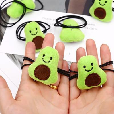 China Cute Cartoon Plush Headrope Avocado Hair Accessories Girl Hair Accessories for sale