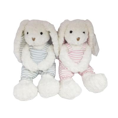 China New Upcoming Promotion Sublimation Stuffed Plush White Bunny Girls Cuddly Toy Customized Gift OEM Factory Made for sale