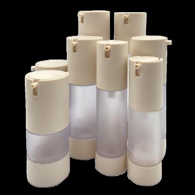 China NEW Design Cosmetic Frosted Plastic Airless Bottle 15ml 20ml 30ml 50ml for sale