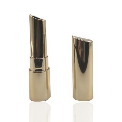 China Cheap cosmetic empty gold tube 3g lipstick container for sale