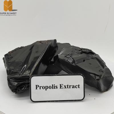 China Factory Supply 100% Natural Pure Alcohol soluble Refined Propolis Extract Resin for sale