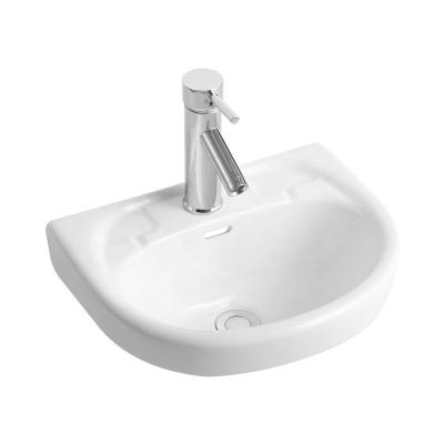 China Meitao Good Quality Modern Hot Selling Ceramic Wall Hung Wash Basin for sale