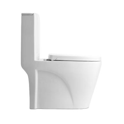 China Wholesale Cheap Sanitary Ware Double-Flow Price Ceramic Toilet One Piece Wc For Hotel for sale