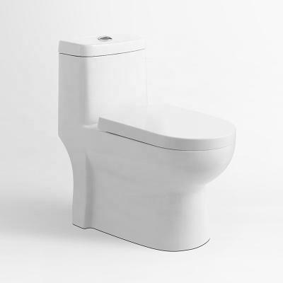 China Modern Double Flush Ceramic One Piece Siphonic Bathroom Double-Stream Strap Sanitary Ware Toilet for sale