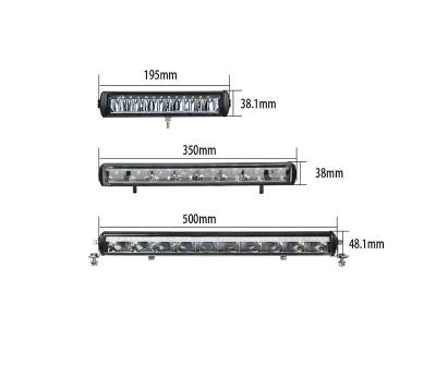 China 20 Inch 120W 4X4 LED Light Bar CEE R10 IP6K9K Right White Atv Utv Offroad SUV Car Truck Light Bars for sale