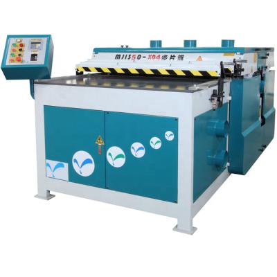 China MJ1350-XD4 High Efficiency Horizontal Multi Blade Square Timber Ripping Saw Machine Price for sale