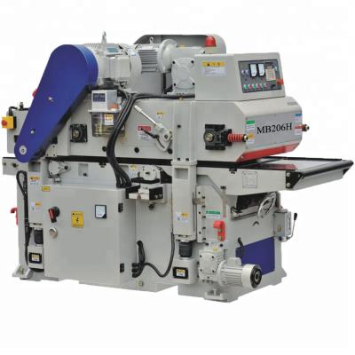 China MB206H Factory Double Straight Side Electric Wood Planer Machine with Thicknesser Planer Double Sides for sale