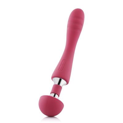 China With 2 Motors Sex Toy Women Vaginal Orgasm Masturbator Product G AV Vibrator Female Sexy Wand Massager for sale