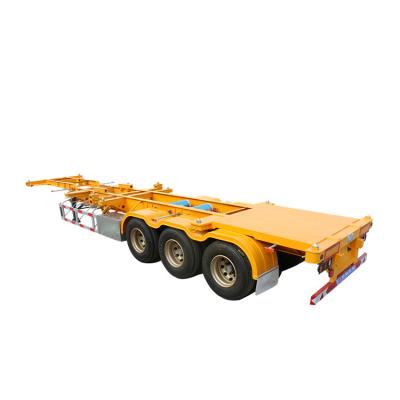 China Truck Trailer Skeletal Container Chassis Skeleton Semi Trailer 20ft 40ft Container Transport Semi Trailer for Sale for sale