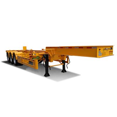 China Truck Trailer High Quality 3 or 4 Axles Container Transport Truck Skeleton Semi Trailer for Sale for sale