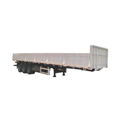 China Truck Trailer 2023 new Making 3 Axles Cargo Transport Semi Trailer Self dumping transport Rollover type semi trailer for sale