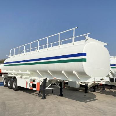 China Truck Trailer 3 Axle 42000 45000 50000 Liters Fuel Oil Tank Semi Trailer for sale for sale