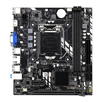 China 2021 New Application H61 Motherboard With USB 2.0 LGA 1155 Sockets CPU DDR3 RAM for sale