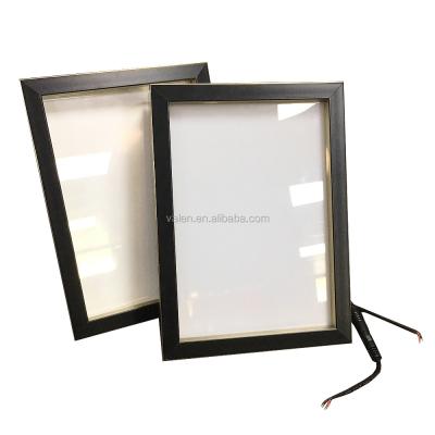 China European\Modern\Middle East\Africa Wholesale Custom New Style Plastic Picture Frame,Acrylic Led Light 3D Photo Frame A1 A2 A2 A4 for sale